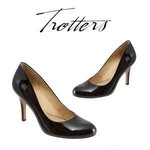 Trotters patent leather pumps